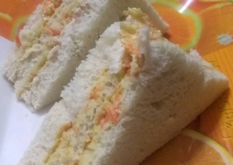 Step-by-Step Guide to Make Homemade Mayo Veg sandwich