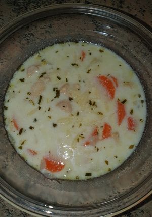Tárkonyos Csirke raguleves recept fotója