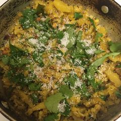 A picture of Kaanda Poha (spiced flattened rice)#mycookbook.