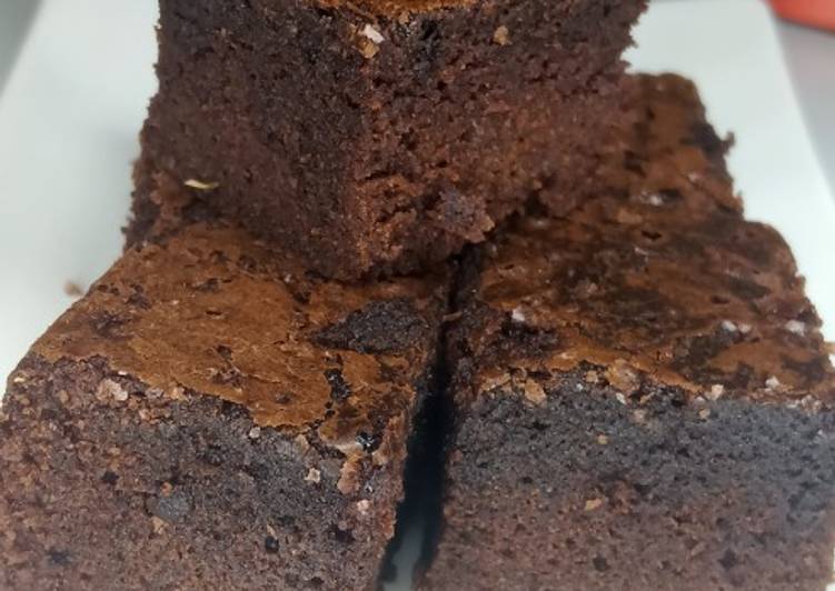 Resep Fudgy brownies nyoklat Anti Gagal