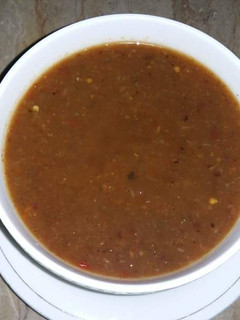 A picture of Imli ki khati methi chutney.