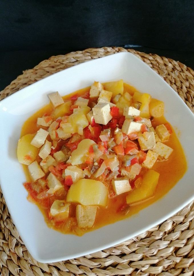 Una foto de Guiso de tofu