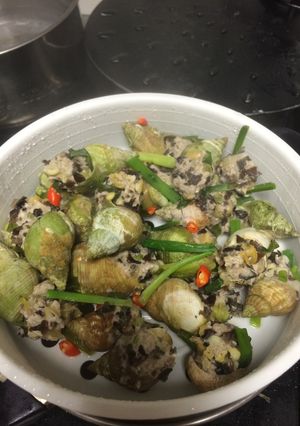 Hình của món Ốc nhồi thịt.
