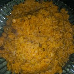 A picture of My Local palm rice and beans concentrate 😁.