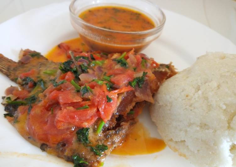Easiest Way to Prepare Homemade Wet Fry Fish with Ugali