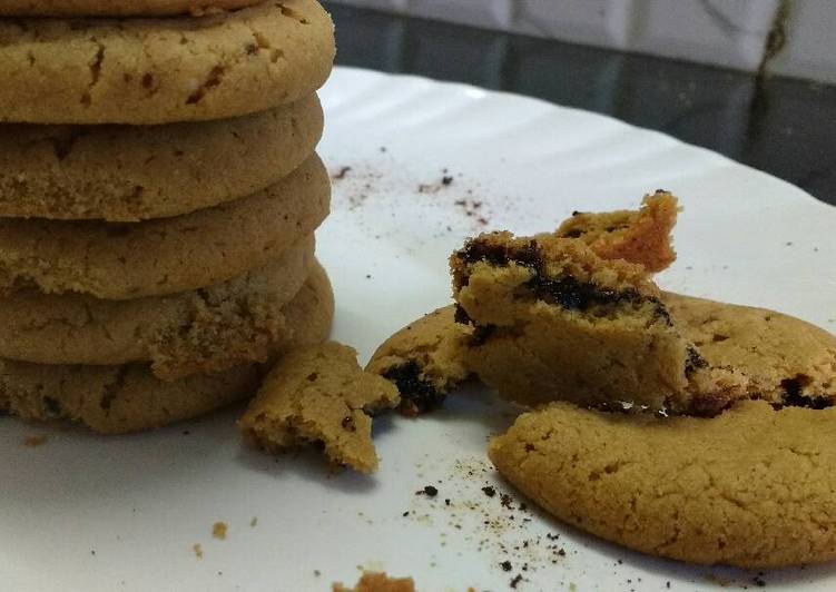 How to Prepare Super Quick Homemade Stuffed chocolate coffee cookies