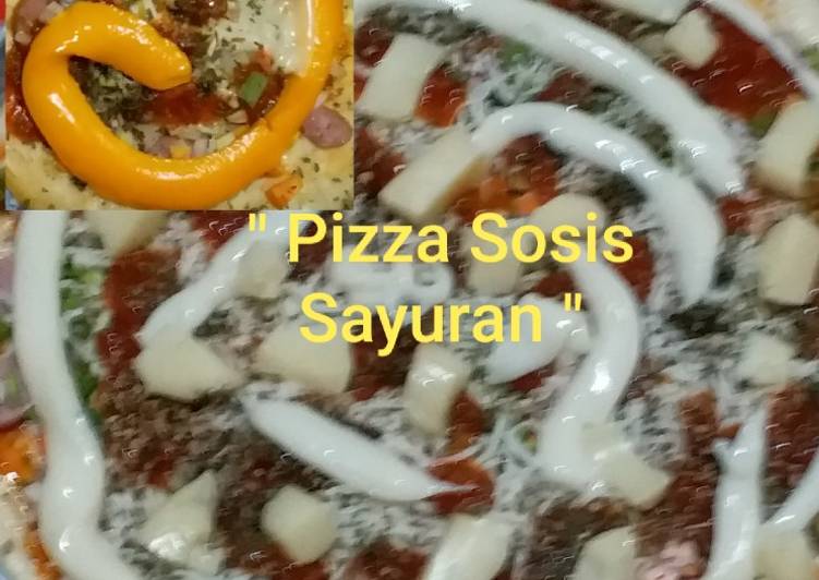 Resep &#34;Pizza Sosis Sayuran&#34;, Enak