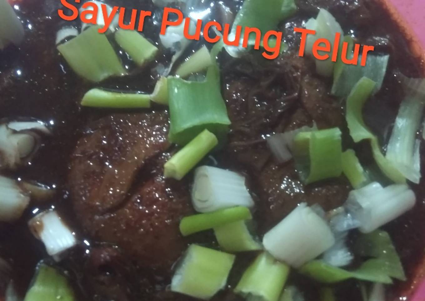 Sayur Pucung Telur