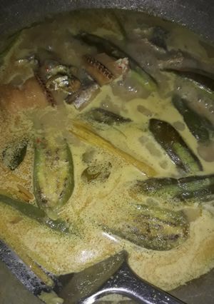 Foto resep Terong santan ikan asin