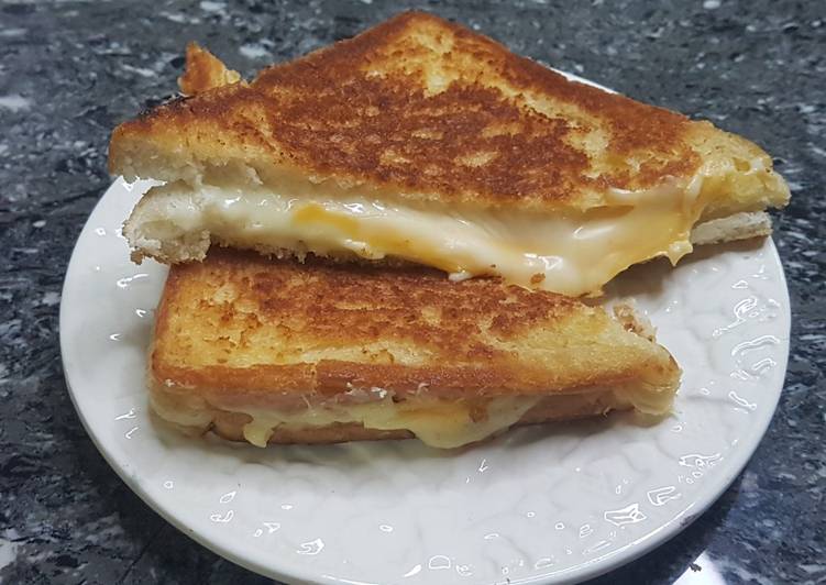 Easiest Way to Make Super Quick Homemade Grilled Cheese Sandwich