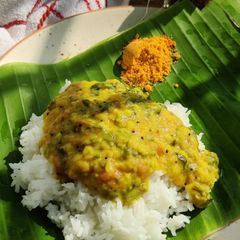 A picture of Winter Special Andhra Style Palak Pappu.
