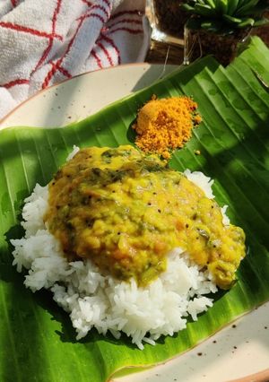 A picture of Winter Special Andhra Style Palak Pappu.