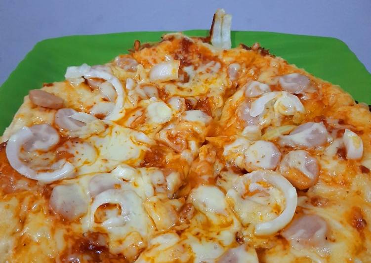 Resep Pizza Teflon Pemula anti GAGAL yang Menggugah Selera