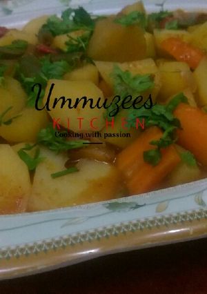 A picture of Vegetable Curry.