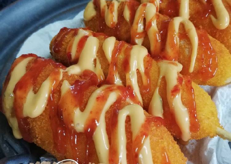 Arahan Memasak Corndog yang Cepat