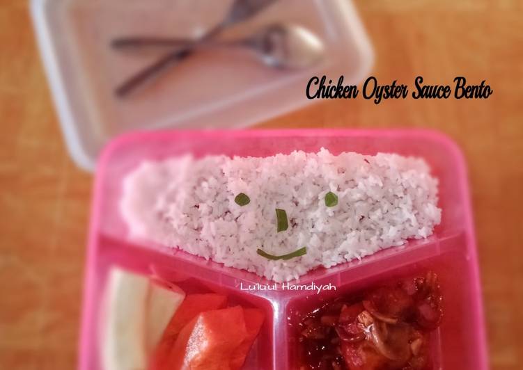 Chicken Oyster Sauce Bento