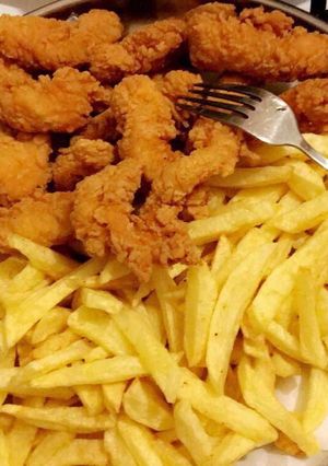 صورة لوصفة ستربس الدجاج ❤️❤️