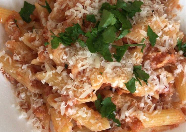 Easiest Way to Make Quick Tuna pasta