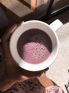 Una foto de Batido morado