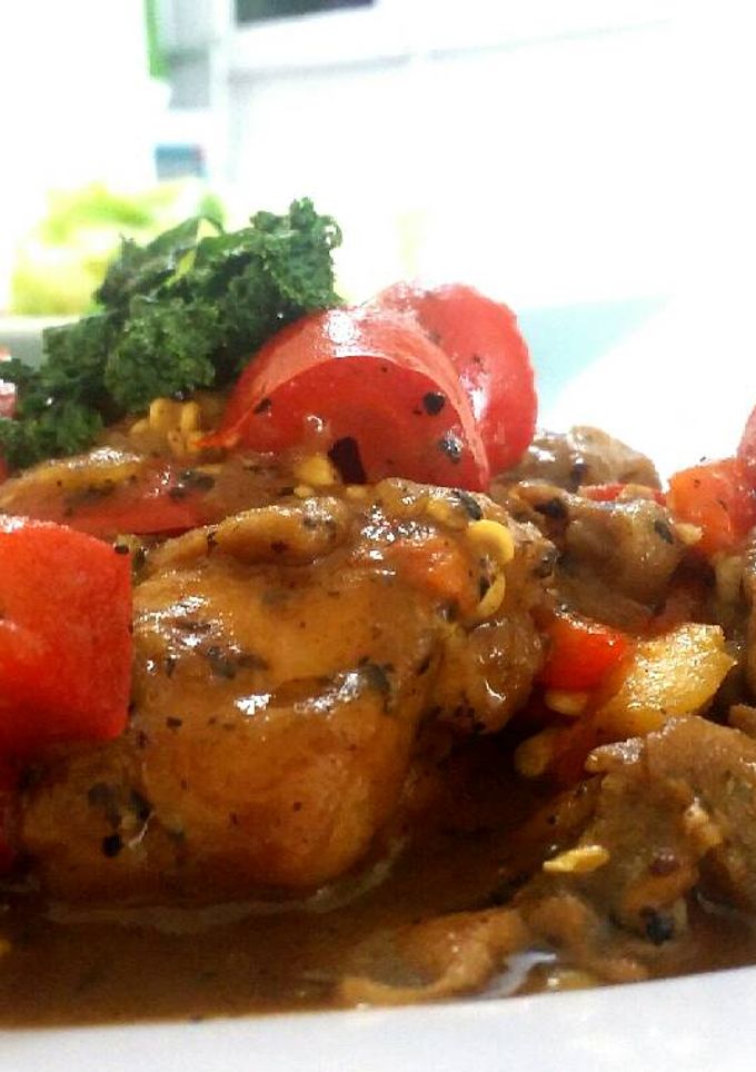 Foto resep Ayam Paprika Lada Hitam