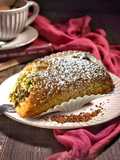 Pandoro Cannoli Filled with Ricotta, Candied Fruit, and Chocolate Chips
