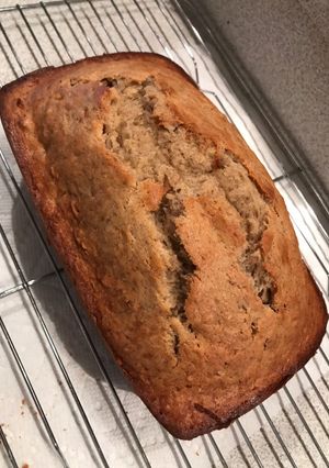 A picture of THE BEST Banana Nut Bread!.