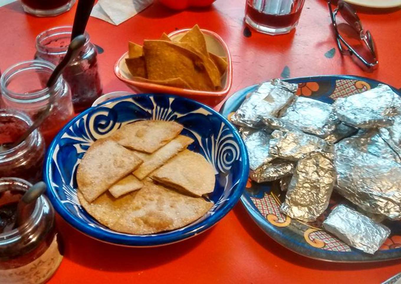 Buñuelos de tortilla de harina