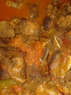 A picture of Caribbean Curried Goat.