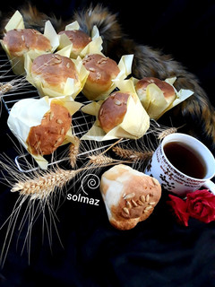عکسی از دستور نان مافین solmaz