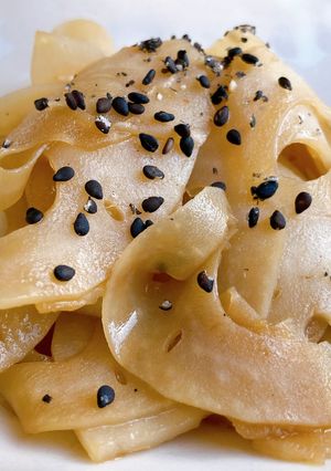 日式 金平風蓮藕 的食譜成品照片