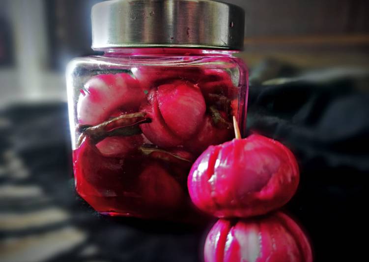 Easiest Way to Make Homemade #pickle# benager onion (sirke bale pyaz)