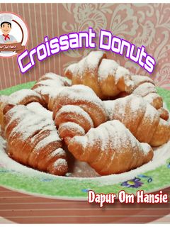 Foto resep Croissant Donuts alias Donat Gulung 1 Telur Mantul 😋