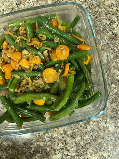 A picture of Stir Fried French Beans with Anchovies.