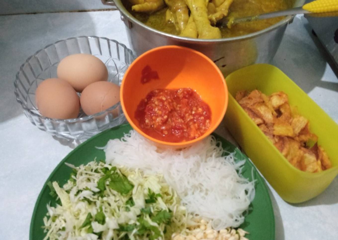 Soto ayam ceker