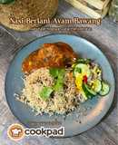 Nasi Beriani Ayam Bawang