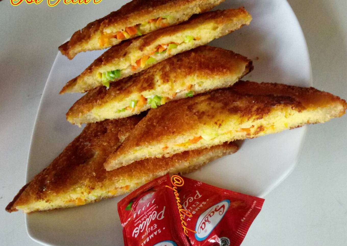 Sandwich Goreng Isi Telur