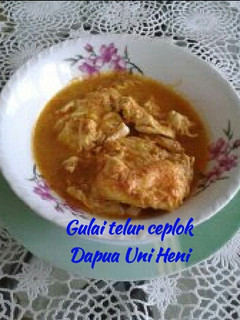 Foto resep Gulai telur ceplok