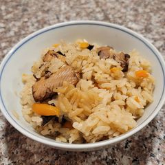 A picture of Seasoned mix vegetables Rice.