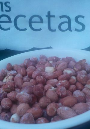 Una foto de Cacahuetes tostados en casa