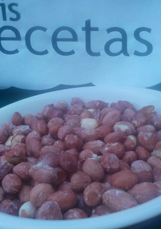 Una foto de Cacahuetes tostados en casa