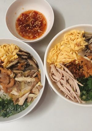 Hình của món Bún Thang.