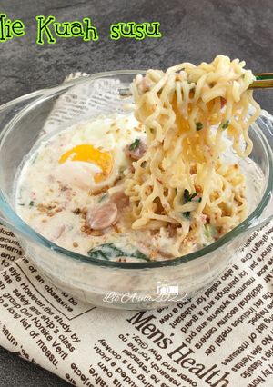 Foto resep Mie Kuah Susu