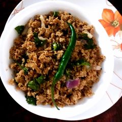 A picture of Soyabean bharta.