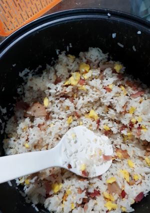 Foto resep Nasi goreng ham