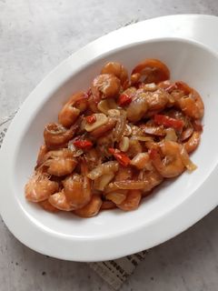 Foto resep Udang saos padang