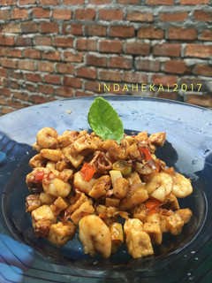 Foto resep Udang Tahu Tempe Lada Hitam
