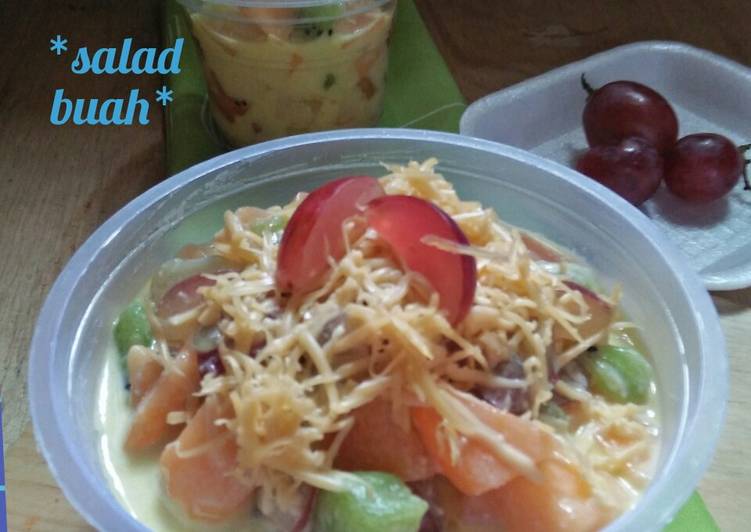 Langkah Mudah Membuat salad buah Super Lezat