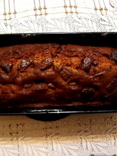 Csokidarabos banánkenyér recept fotója