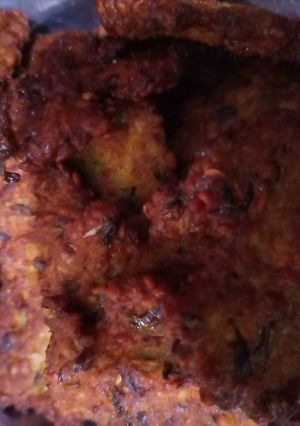 A picture of Daal k pakorey.