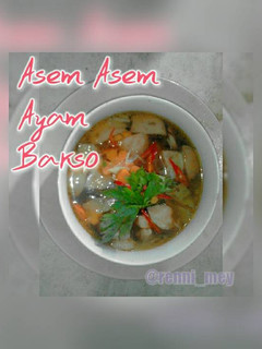 Foto resep Asem Asem Ayam Bakso